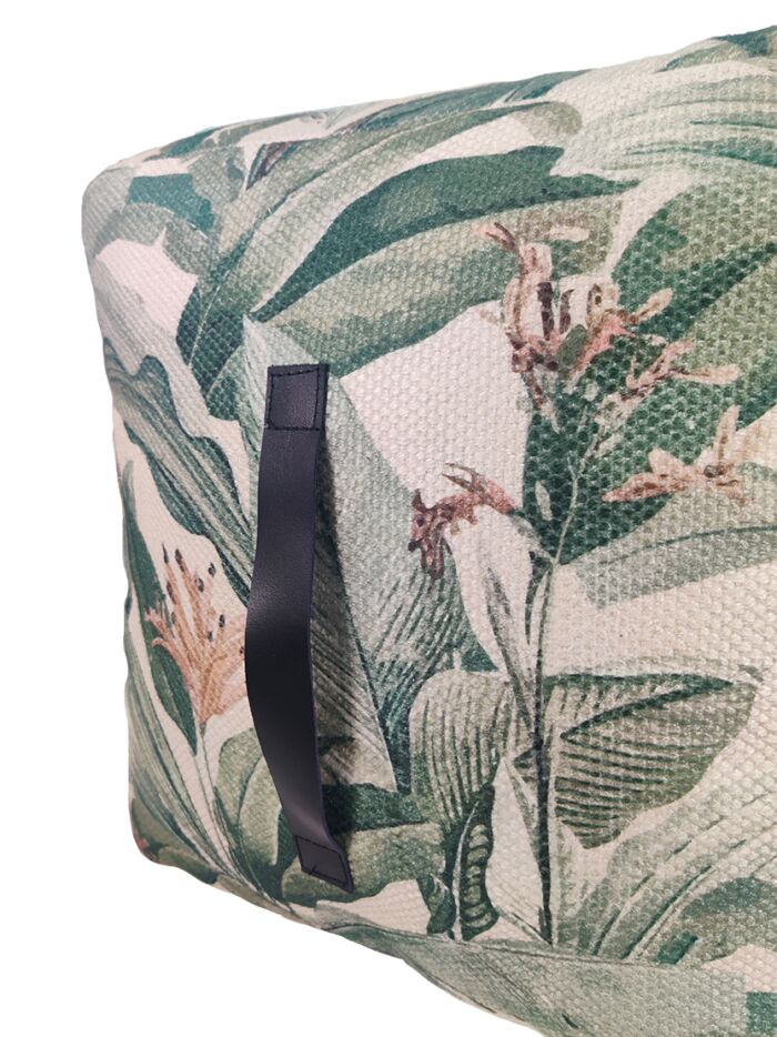 Multi study room polyester pouf PF-118, 40x40x40cm - stylish and comfy seating by Ramsha Home.