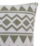 Light Green & White Color Cotton Cushion with Filler for Bedroom, Couch, Car - CS 183 (45x45cm) - Image 2