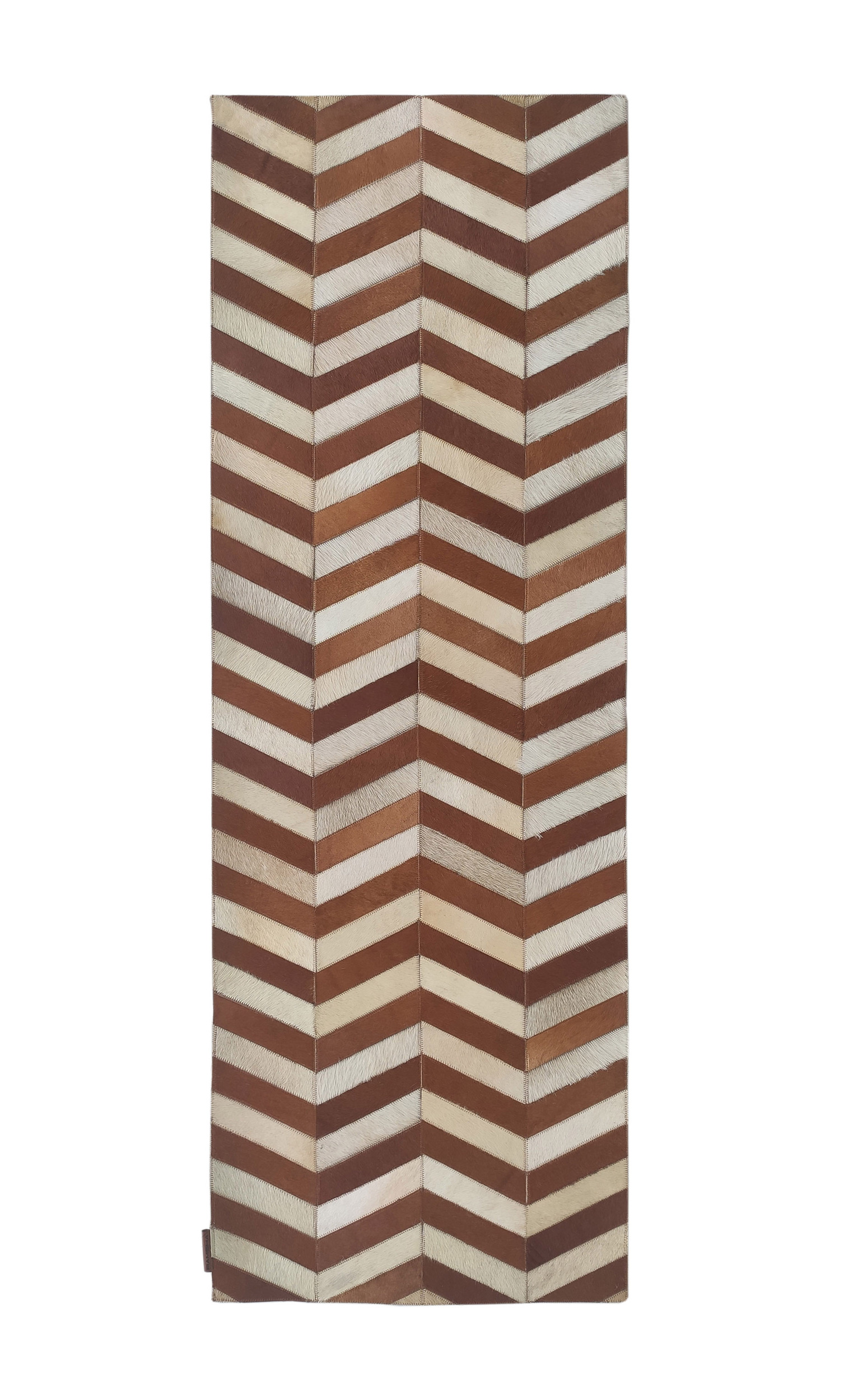Handcrafted Tan Leather Rug LR 003 - Enhance Your Entryway Decor, 60x180cm Handcrafted tan leather rug LR 003, 60x180cm