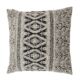 Natural and Black Color Cotton Cushion with Filler for Indoor and Outdoor - CS 204 (60x60cm)