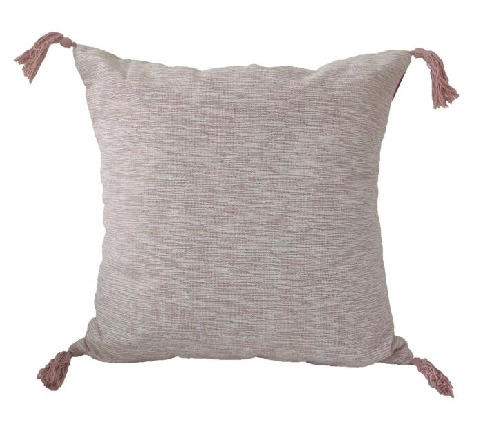 Soft pink polyester cushion for sofa or office, 60X60cm
