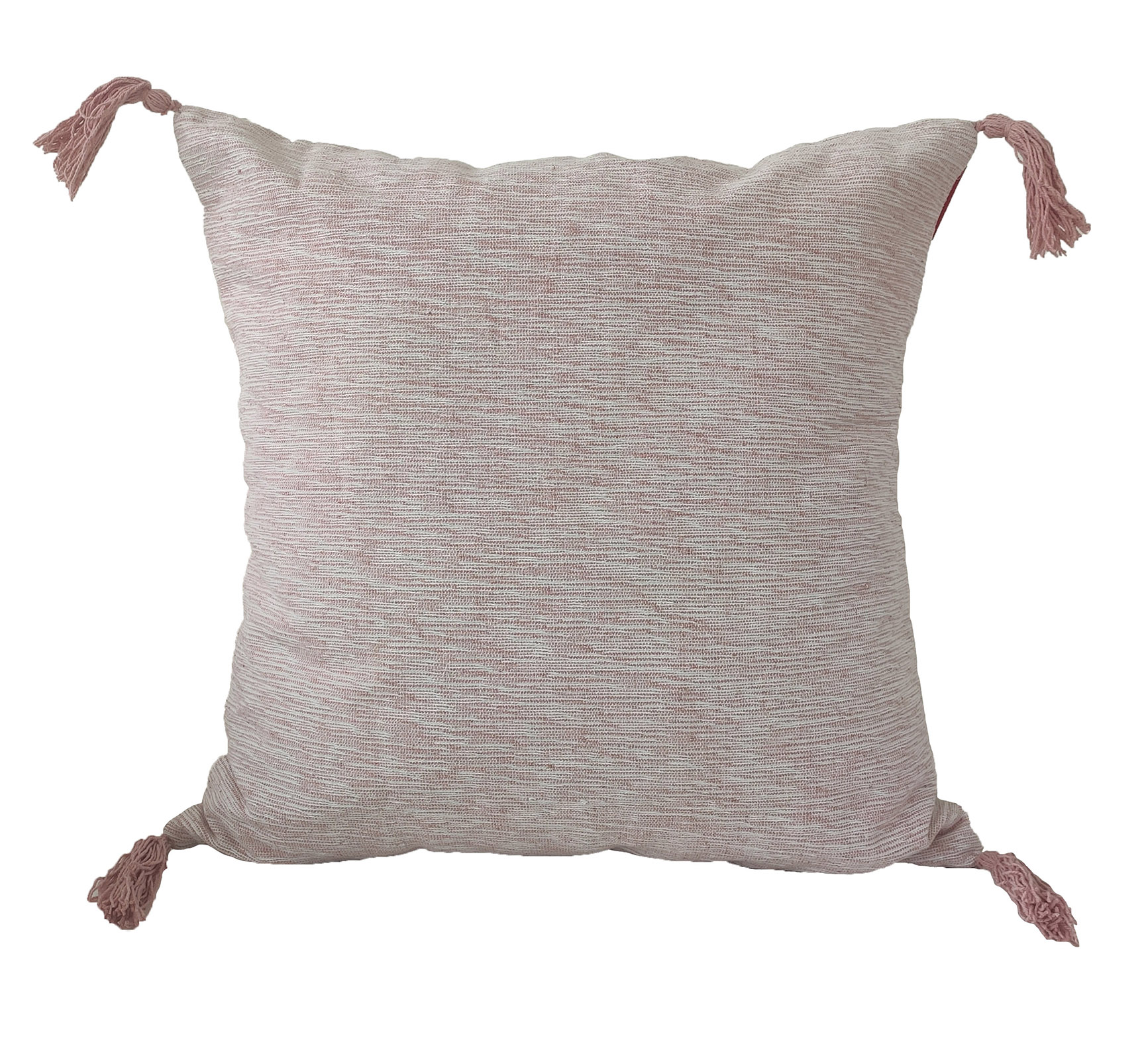 Soft Polyester Cushion with Filler CS-216 - Ideal for Sofa or Office, Pink Color, 60X60cm Soft pink polyester cushion for sofa or office, 60X60cm
