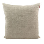 White Color Cotton Cushion with Filler for Sofa, Playroom, Couch - CS 202 (60x60cm)