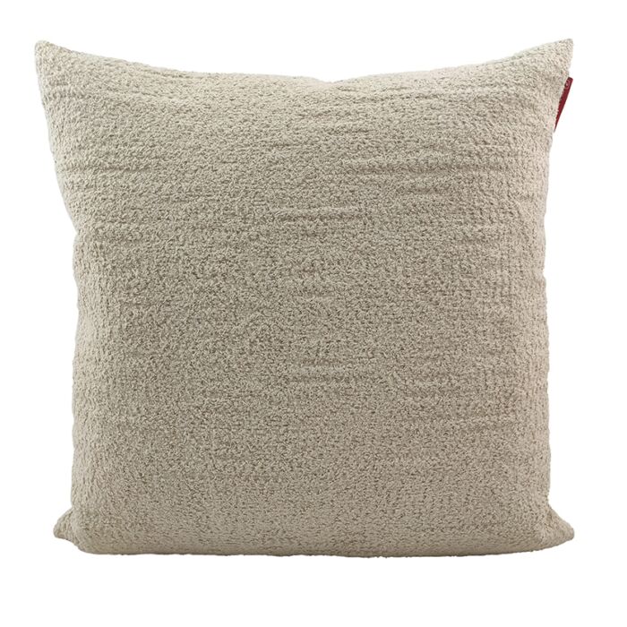 White Color Cotton Cushion with Filler for Sofa, Playroom, Couch - CS 202 (60x60cm) - Image 1