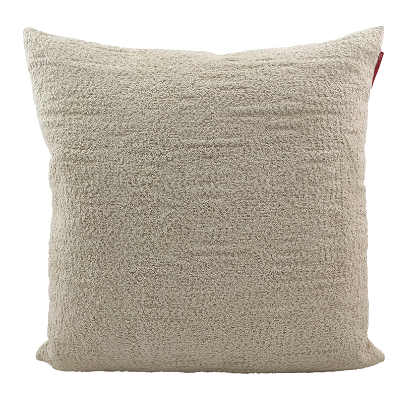 60X60 White Color Cotton Cushion with Filler for Sofa, Playroom, Couch - CS 202 (60x60cm) - Image 1