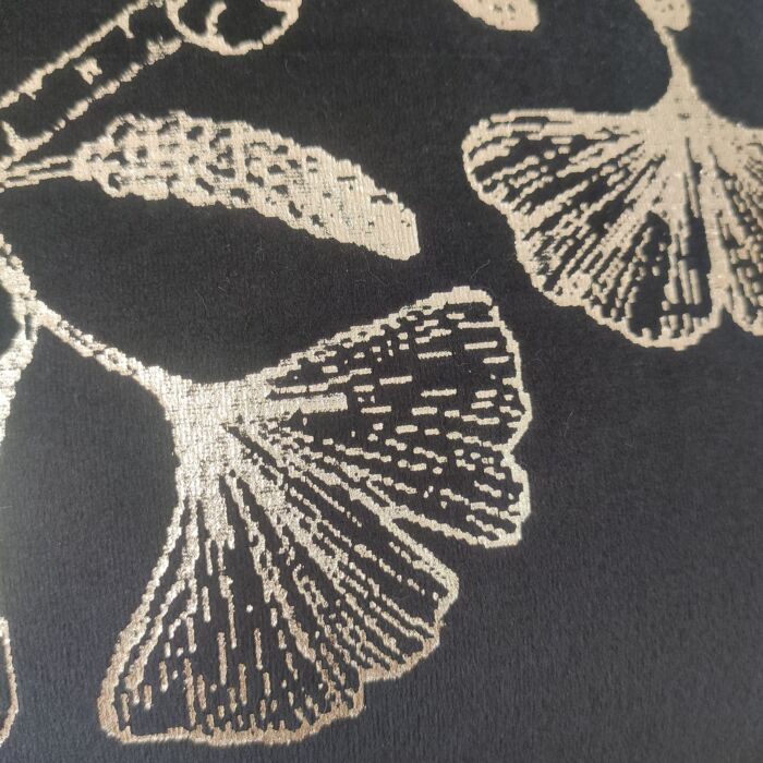 Soft black polyester cushion for hallway or playroom, 45X45cm