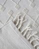 Natural White Color Wool & Cotton Woven Rug - SRN 005 (80x200cm) - Image 7