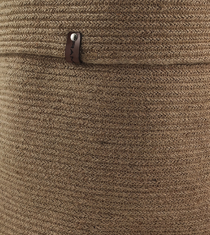 756 Handmade Jute & Cotton Basket for Kids - BS 017 (50Dx40Hcm) - Image 3