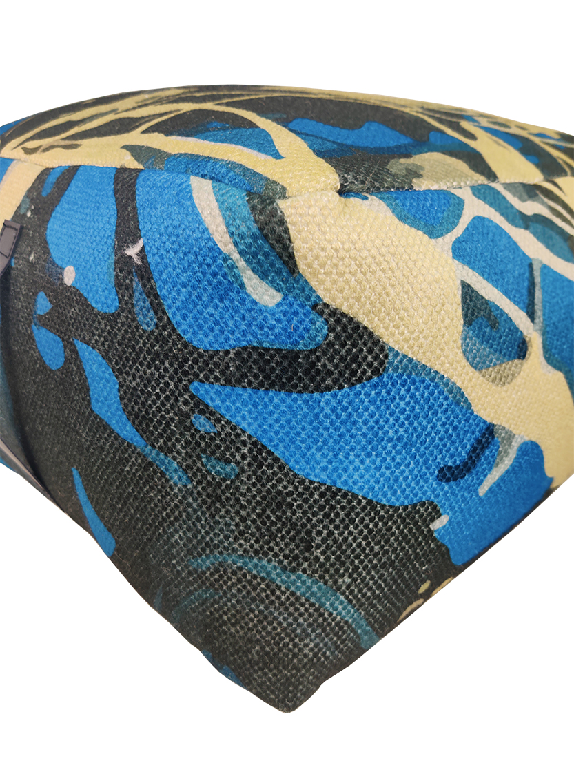 Polyester Multi Pouf for Study Room PF-123: 50x50x30cm Polyester multi pouf for study room PF-123, 50x50x30cm, versatile and stylish by Ramsha Home.