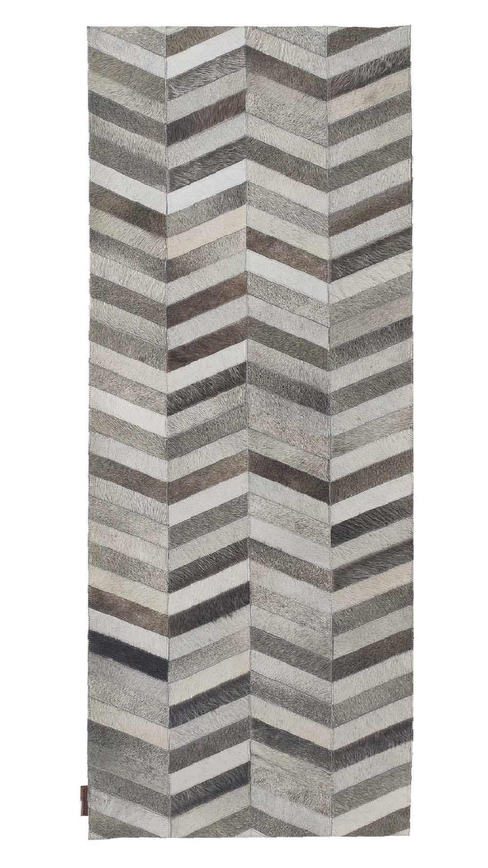 Tan Color Dining Room Decor Leather Rug LR 003 - Elegant 80x200cm Size Tan color leather rug LR 003 for dining room decor, 80x200cm