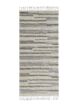 Natural Color Wool Woven Rug with Fringes - SR 053, (80x200cm)