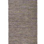 Multi Color Jute & Leather Woven Rug - WR 016 (80x200cm)