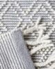 Natural white color indoor decor woven rug - SRN 004 (80x200cm) by Ramsha Home