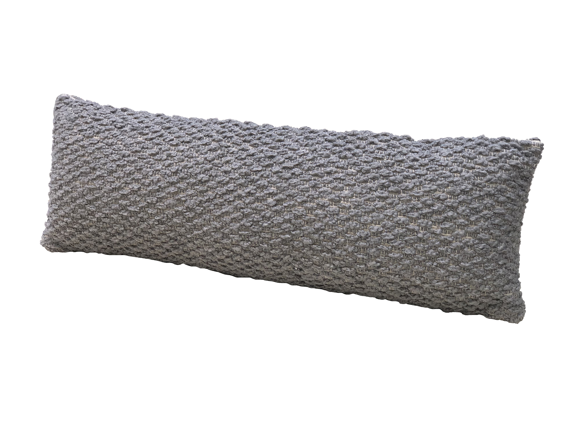 Decorative Woven Cushion CS-254 - Grey Color, Indoor & Outdoor, 30X90cm Decorative woven cushion CS-254, grey color, indoor and outdoor, 30X90cm