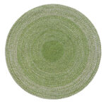 Enhance Your Hall: Green and White Braided Decorative Items by Ramsha Home
