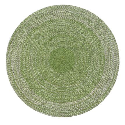 Enhance Your Hall: Green and White Braided Decorative Items by Ramsha Home
