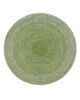 Enhance Your Hall: Green and White Braided Decorative Items by Ramsha Home