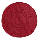Beautiful Handmade Balcony Mat Jute Round Rug - BR 060 (90cm)