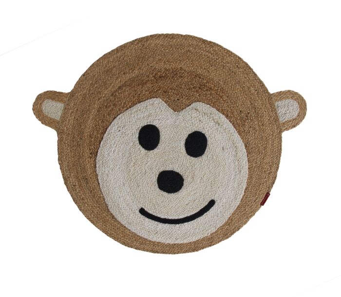 Amazing Handmade Braided Jute Round Rug: Add Charm To Kids Room - BR 049 (90cm)