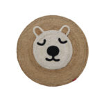 Beautiful Handmade Jute Round Kids Room Braided Rug - BR 048 (90cm)