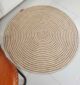 Stylish braided jute carpet in natural color - BR 012 (200cm) by Ramsha Home