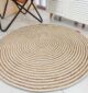 Elegant handmade jute carpet for home decor - BR 012 (200cm) by Ramsha Home