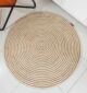 Handmade braided jute carpet in natural color - BR 012 (200cm) by Ramsha Home
