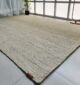 Bleach color jute rug enhancing dining room decor - BR 019 (140x200cm) by Ramsha Home
