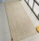 Bleach color jute rug enhancing bedroom decor - BR 019 (80x200cm) by Ramsha Home