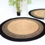 Braided jute round rug showcasing natural elegance, durability, and eco-friendly charm