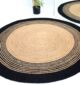 Braided jute round rug showcasing natural elegance, durability, and eco-friendly charm