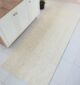 Stylish handmade wool rug with white and gold rope for drawing room - BR 045 (80x200cm) by Ramsha Home