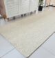 Amazing Handmade White & Gold Rope Wool Floor Braided Rug - BR 045 (80x200cm)
