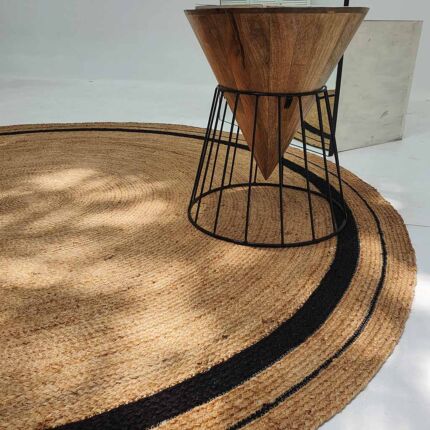 Durable braided rugs for modern home décor