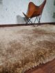 Sideways Close-up of MPS-03 A Beige Shaggy Rug - Ramsha Home