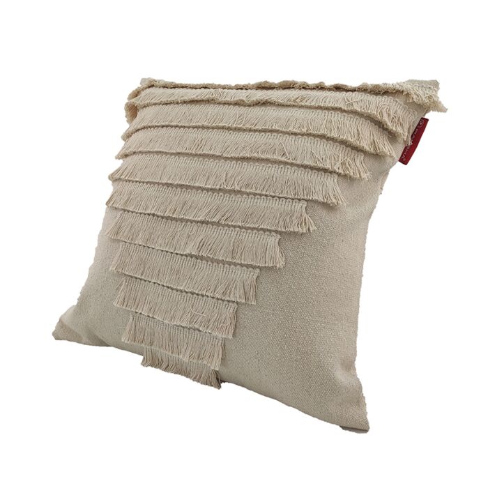 ⁦Natural Color Cotton Cushion with Filler for Hallway, Event, Chair - CS 199 (45x45cm)⁩ - الصورة ⁦2⁩