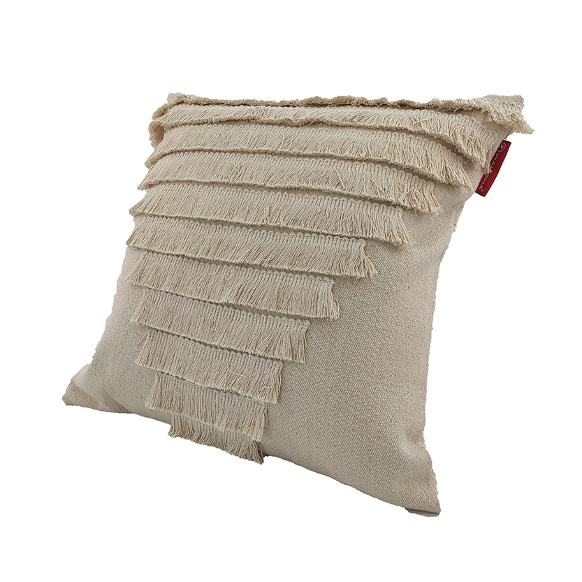 CS 199 (2) Natural Color Cotton Cushion with Filler for Hallway, Event, Chair - CS 199 (45x45cm) - الصورة 2