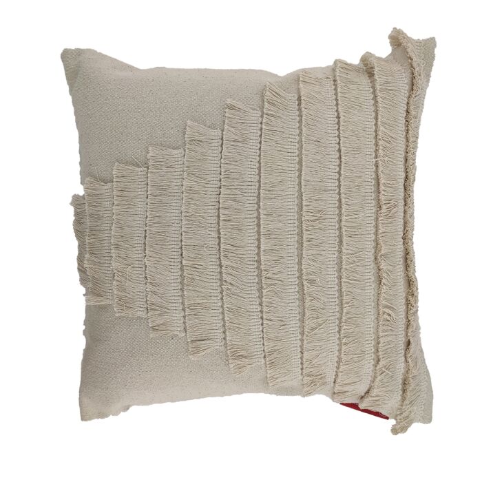 ⁦Natural Color Cotton Cushion with Filler for Hallway, Event, Chair - CS 199 (45x45cm)⁩ - الصورة ⁦3⁩