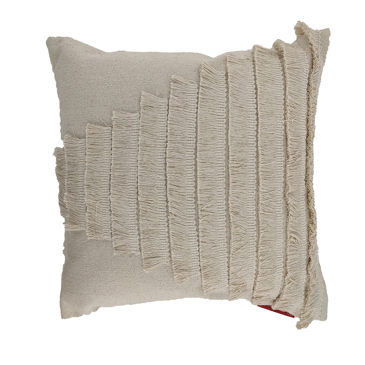 CS 199 Natural Color Cotton Cushion with Filler for Hallway, Event, Chair - CS 199 (45x45cm) - الصورة 3