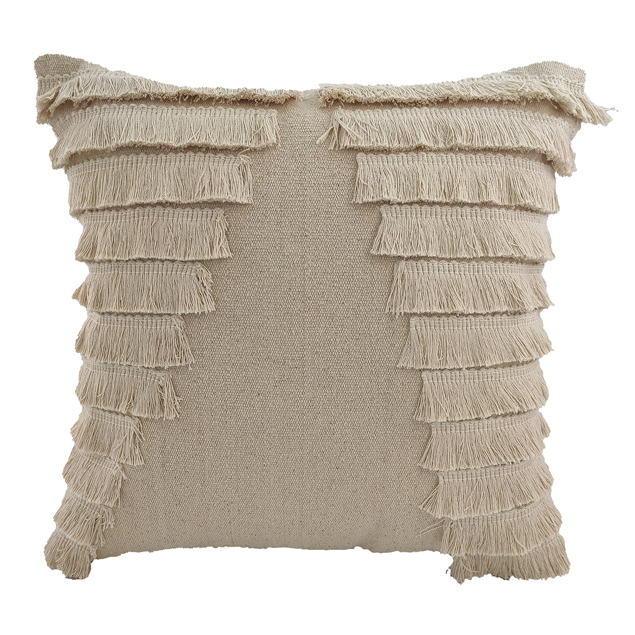 CS-200 Natural Color Cotton Cushion with Filler for Hallway, Event, Chair - CS 200 (45x45cm) - الصورة 1