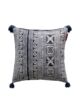 Blue & White Color Cotton Cushion with Filler - CS 236 (45x45cm)