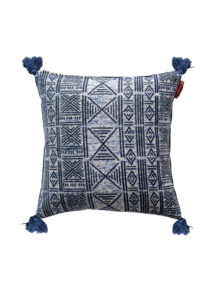 CS-237 Blue Color Cotton Cushion with Filler - CS 237 (45x45cm) - Image 1