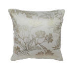Cushion with polyester filling, white color, 45X45cm
