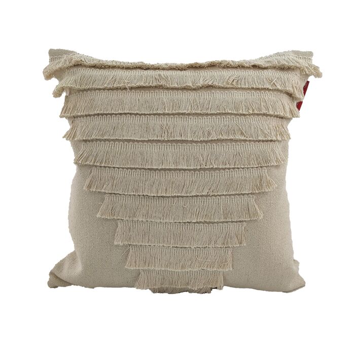⁦Natural Color Cotton Cushion with Filler for Hallway, Event, Chair - CS 199 (45x45cm)⁩ - الصورة ⁦1⁩