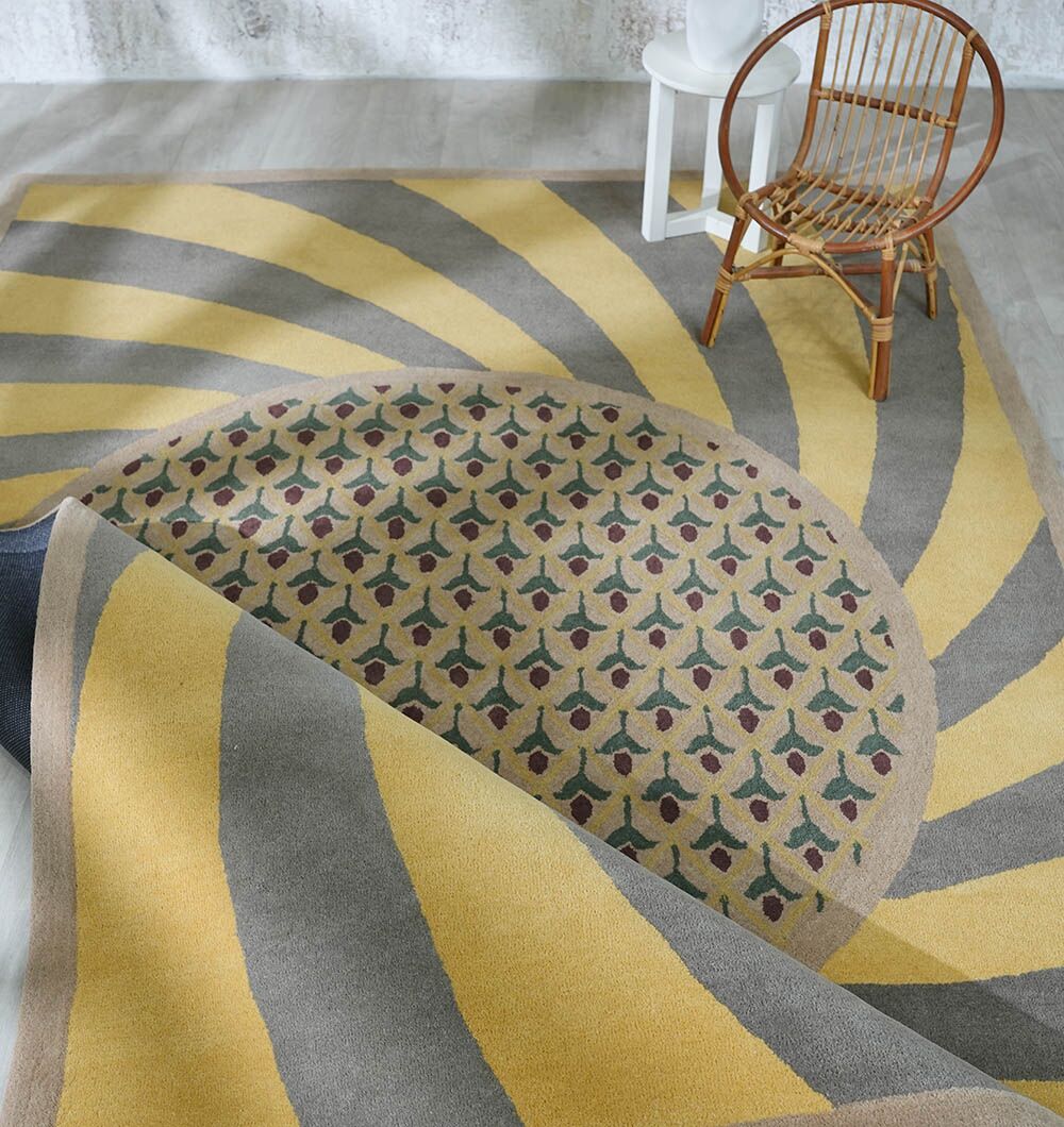 Beautiful Wool Décor Handmade Rug – Authentic Craft & Lasting Elegance Handmade wool rug with intricate design, soft texture, and timeless decorative appeal for home interiors.