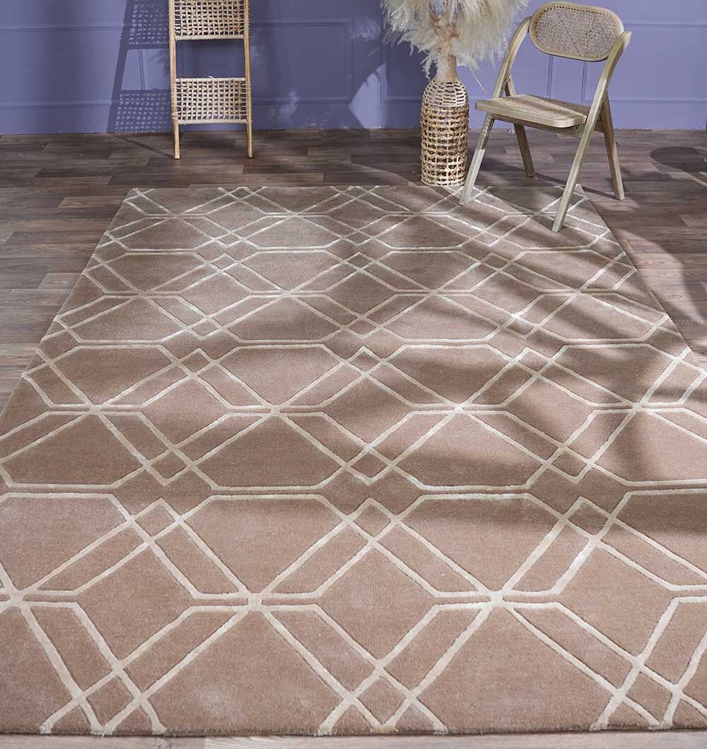 Handmade Silk Rugs & Tufted Carpets – Premium Carpet Store Dubai | Rugs UAE Elegant handmade silk rug in a stylish living room, from a top carpet store in Dubai, offering the finest rugs UAE.