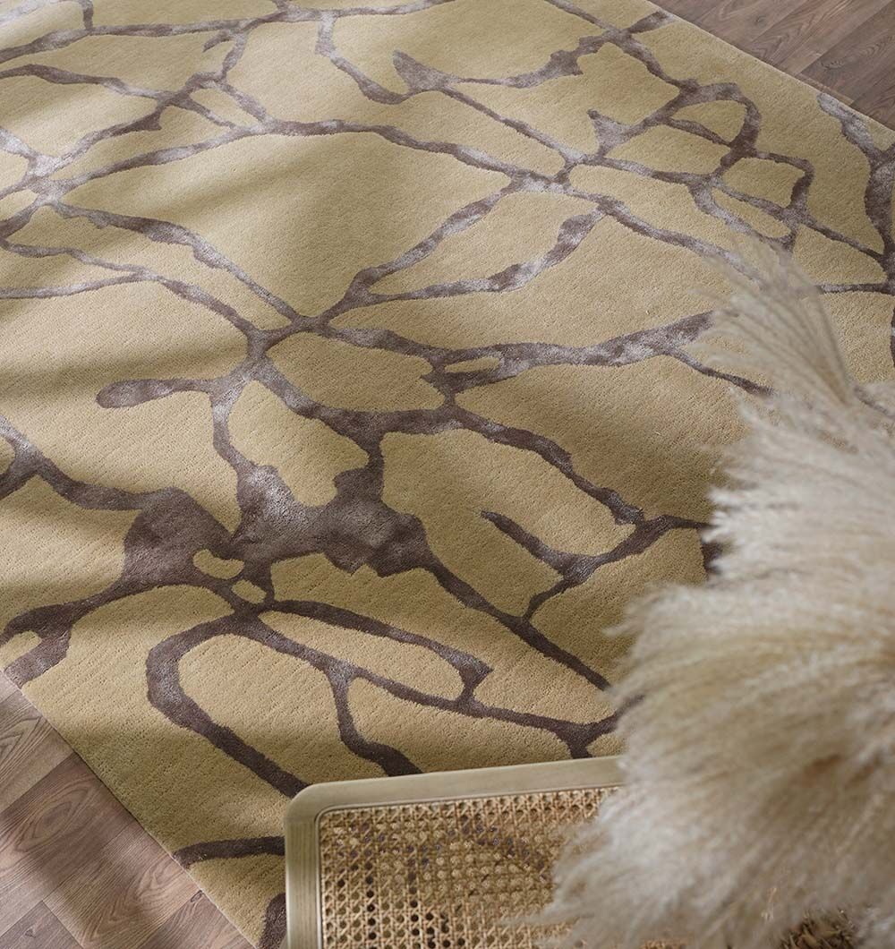 Handmade Rugs & Silk Carpets – Best Carpet Store in Dubai | Rugs UAE Luxurious handmade silk carpet displayed in a modern living room, available at the best carpet store in Dubai, offering premium rugs UAE.