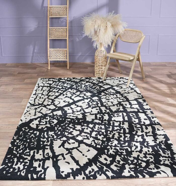 Handmade Dubai carpet, large tufted rug for living room, modern rugs UAE