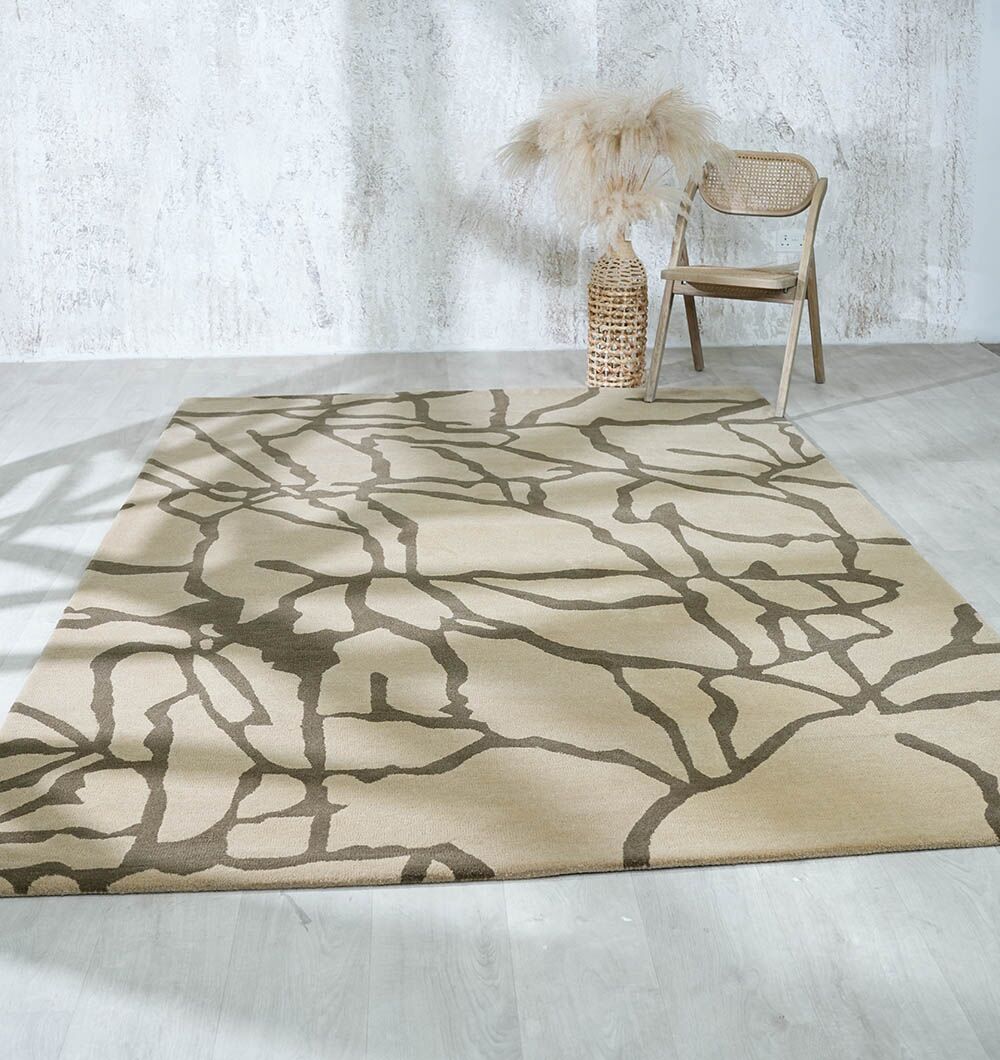 Handmade Rugs & Silk Carpets – Top Carpet Store in Dubai | Rugs UAE Beautiful handmade silk carpet enhancing a modern living room, from a leading carpet store in Dubai, showcasing the finest rugs UAE.