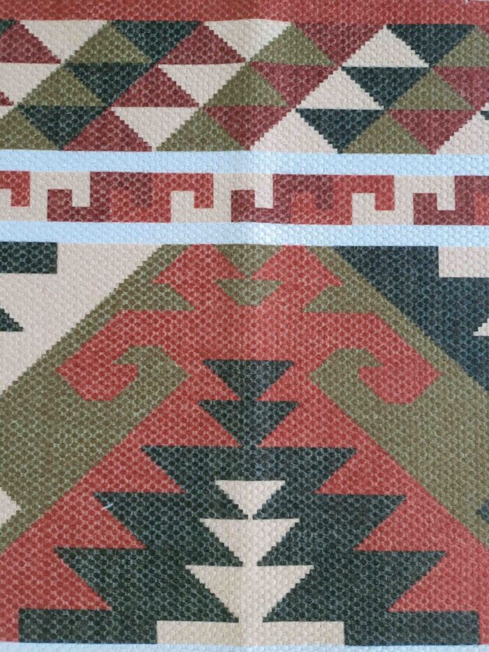 Elegant guest room digital printed rug DD 014, 140x200cm, designed to add a refined and sophisticated touch to your guest room by Ramsha Carpets.